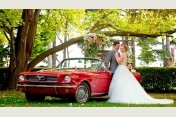 Mustang mieten als Hochzeitsauto mit Chauffeur oder als Selbstfahrer